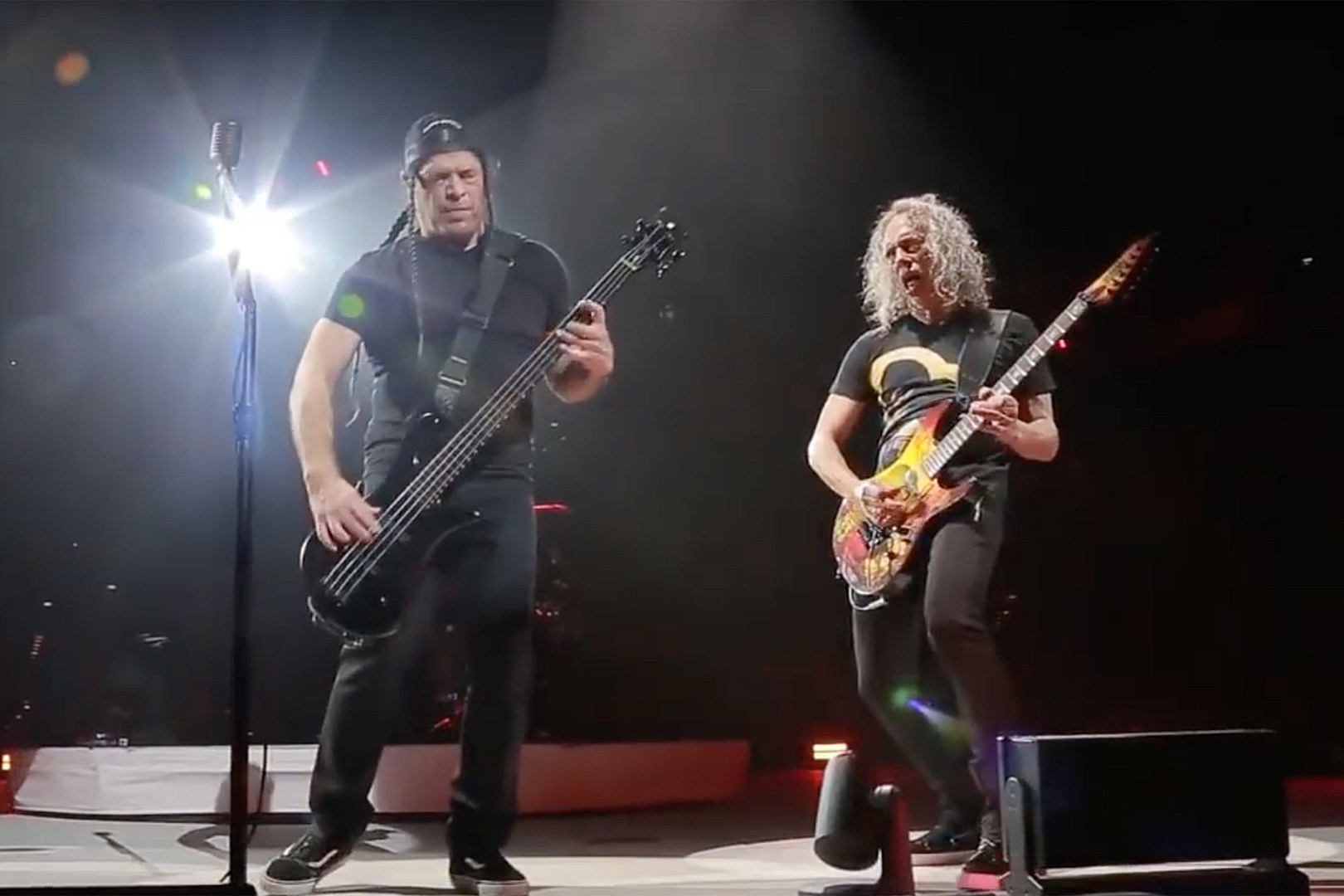 «Kirk/Rob Doodle» de Metallica, una tradición de la banda para sus últimas presentaciones