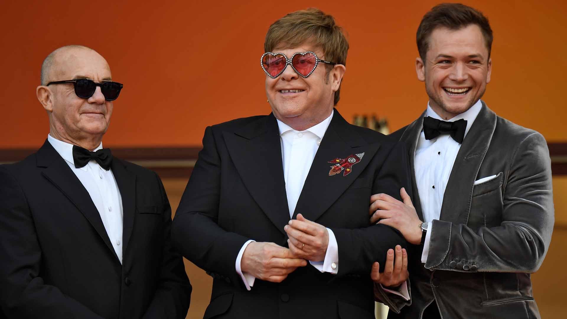 Elton John presente en la presentación de «Rocketman»