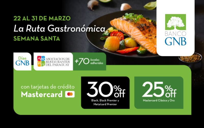 Banco GNB y ARPY renuevan su alianza para una nueva edición de “La Ruta Gastronómica”