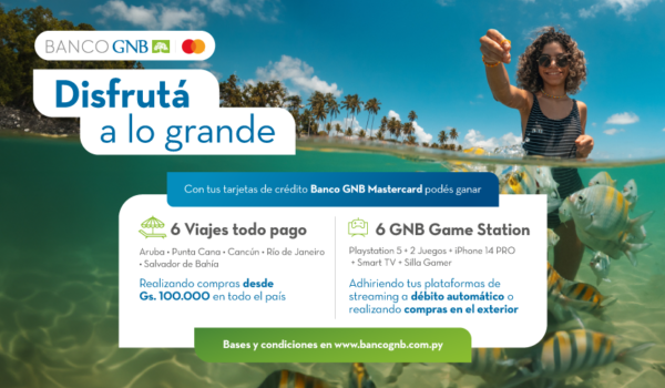 Banco GNB y Mastercard te invitan a disfrutar a lo grande