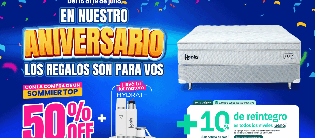 Koala celebra su mes aniversario con hasta 60 % OFF y promociones exclusivas para renovar el hogar