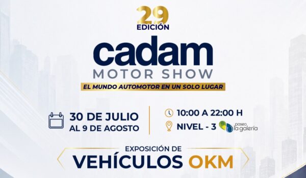 Cadam Motor Show 2026 reunirá más de 40 marcas y 300 modelos de vehículos